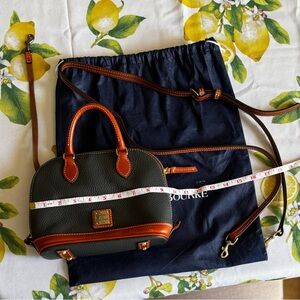 Dooney & Bourke Brown and Gray Satchel Bag